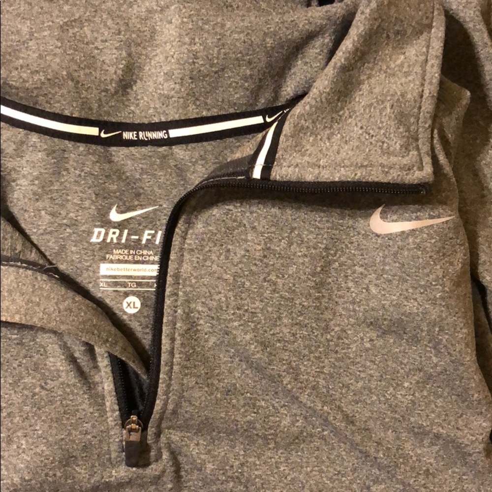Nike Dri-Fit grey pullover